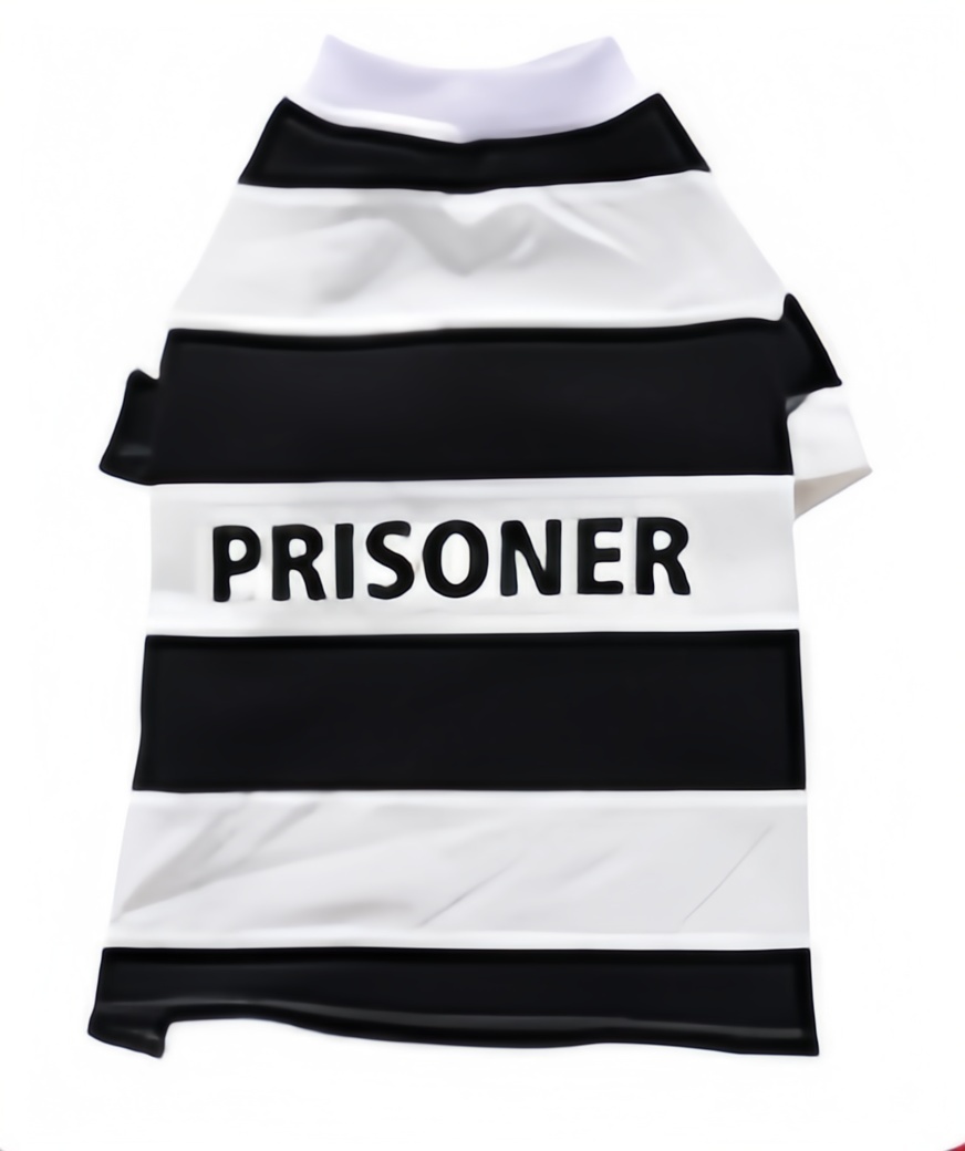 Halloween Pet Dress Up  Prisoner Dog Costume